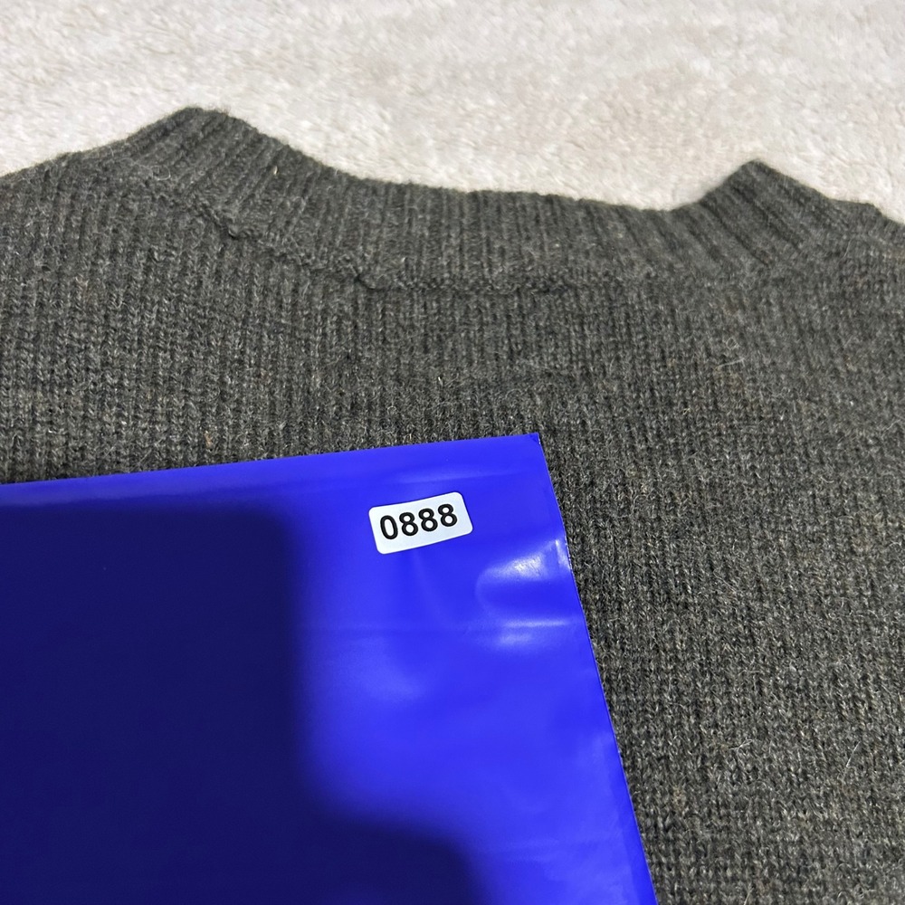 Pendleton Sweater Mens XL Grey Washable Wool Crew Neck - Picture 8 of 8
